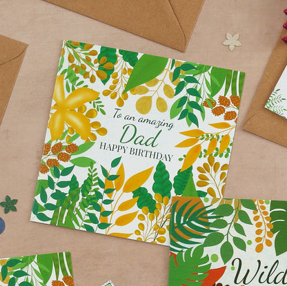 Dad Nature Inspired Birthday Card