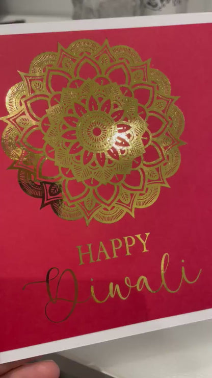 Luxury foiled Diwali Cards