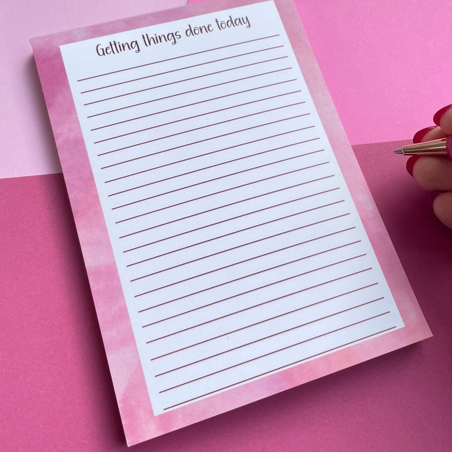 Getting things done today notepad a6