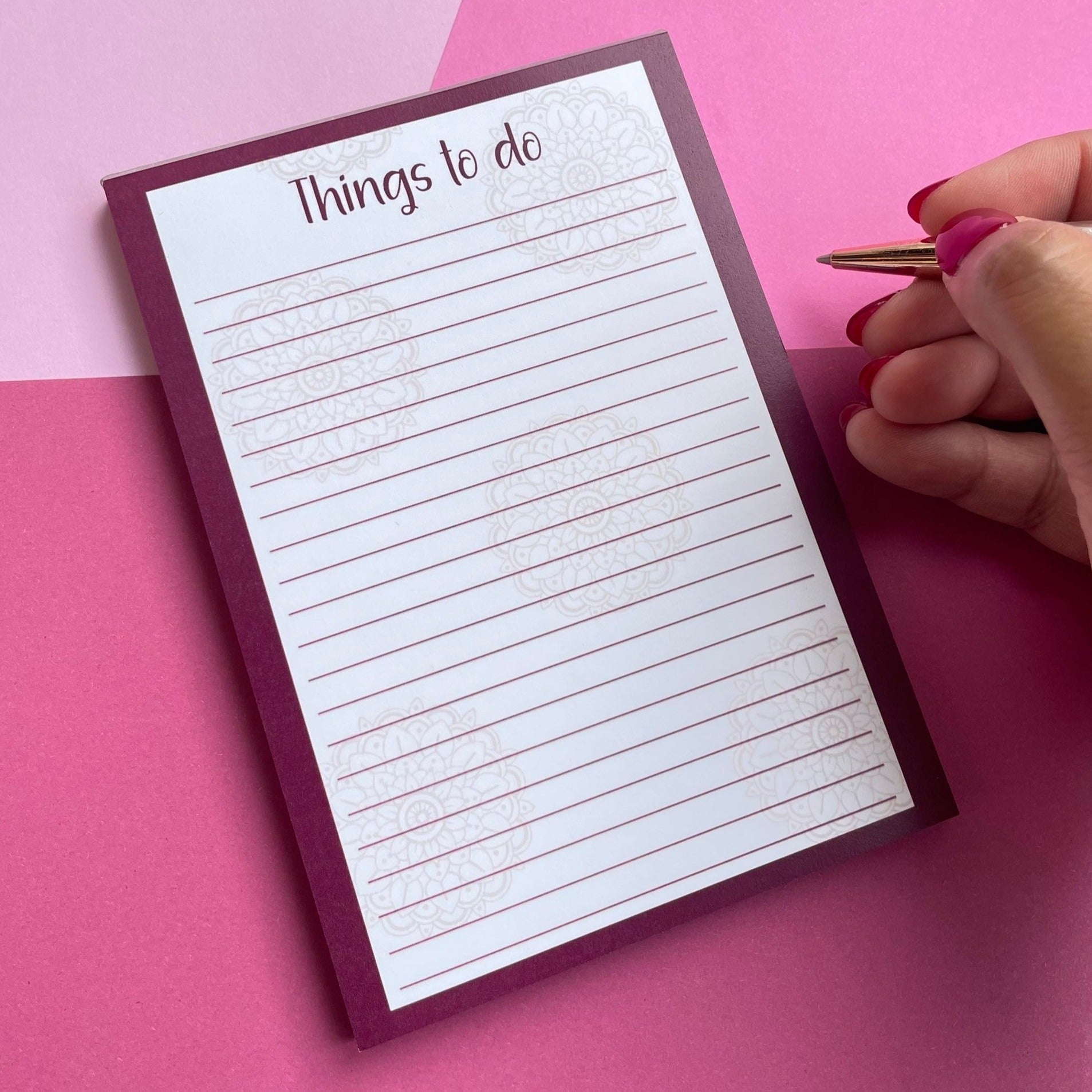 Things to do Notepad – Rainee Collections